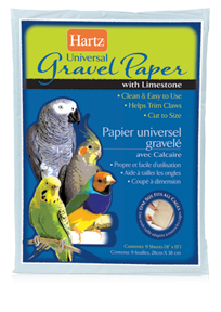 Hartz Universal Gravel Paper with Limestone for All Birds Cages 3270098203.1 - Универсална хартия за клетки