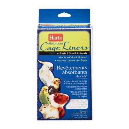 Hartz Absorbent Cage Liners for Birds 032700029135 - Кърпи за почистване на клетки 7бр