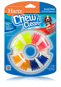 Hartz® Chew ‘n Clean Teething Ring 3270099395  - Toy for dog