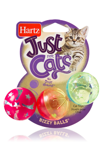 Hartz Just For Cats Bizzy Balls 3270082183 - Котешка играчка 