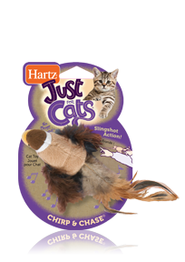 Hartz Just For Cats Chirp ‘n Chase 3270011591 - Котешка играчка 