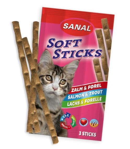 Sanal Soft Sticks - sticks with salmon and trout flavor