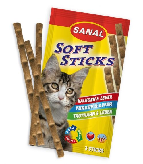 Sanal Soft Sticks - sticks with Turkey and Liver flavor