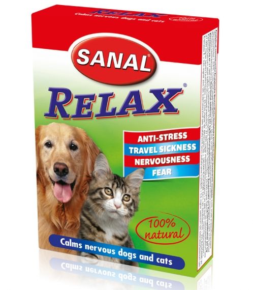Sanal Relax Dog/Cat - антистрес таблетки за кучета и котки 15табл