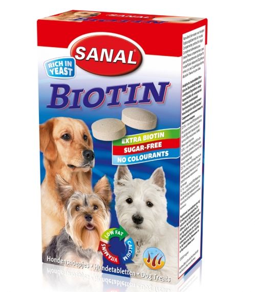 Sanal Biotin - Биотин за кучета 100гр