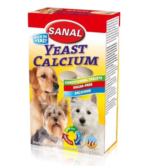 Sanal Yeast Calcium - Calcium for dogs 100g