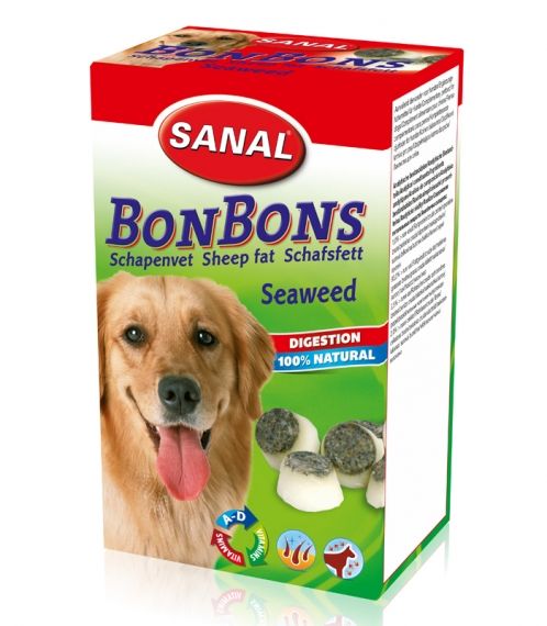 Sanal Sheep Fat BonBons Seaweed - бонбони за козина с морска трева 150гр