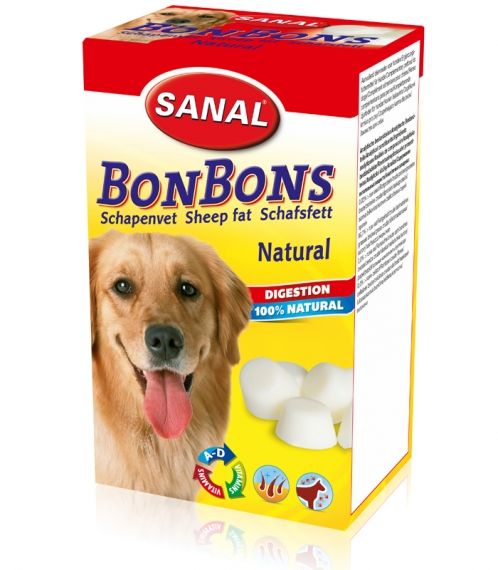 Sanal Sheep Fat BonBons Natural - бонбони за козина натурални150гр