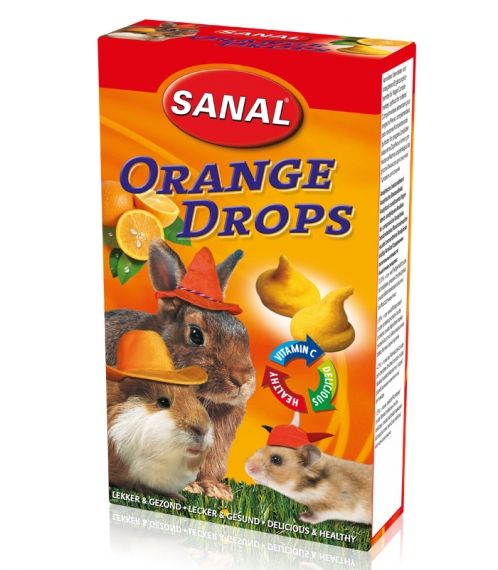 Sanal Orange Drops - Orange drops for rodents 45g