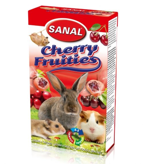 Sanal Cherry Fruities  -  лакомство за гризачи 45гр