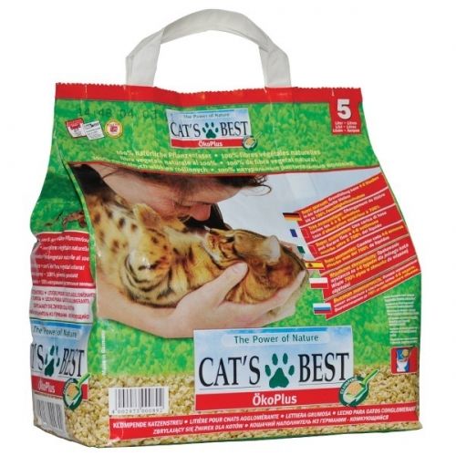 Cat's Best Oko Plus Organic Cat Litter- Екологична постелка за котешка тоалетна 5л/2.3кг