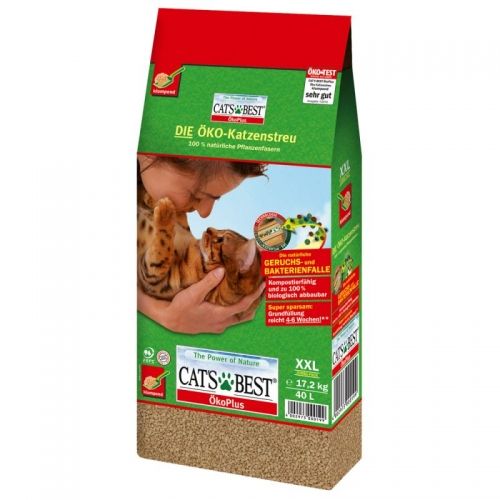 Cat's Best Oko Plus Organic Cat Litter 40L/17.2kg