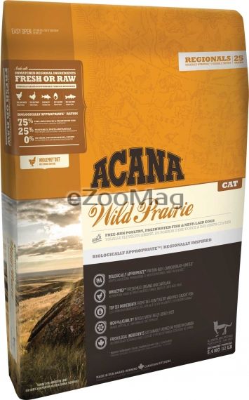 Acana Cat Wild Prairie  - суха храна за котки 5.4кг