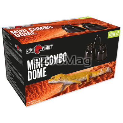 Repti Planet Mini Combo Dome Lamp 2X40W