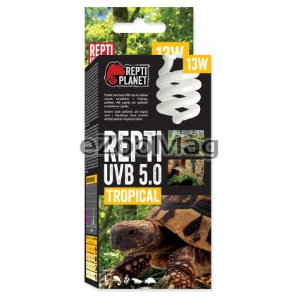 REPTI PLANET КРУШКА UVB 5.0 TROPICAL 007-41513