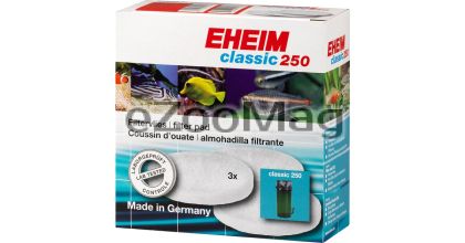EHEIM  БЯЛА ФИЛТЪРНА ГЪБА ЗА CLASSIC 250- 3 БР В ОПАКОВКА