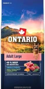 Ontario Large Breed Dog Food, 12 kg