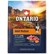 Ontario Adult Large Lamb & Brown Rice (12 кг)